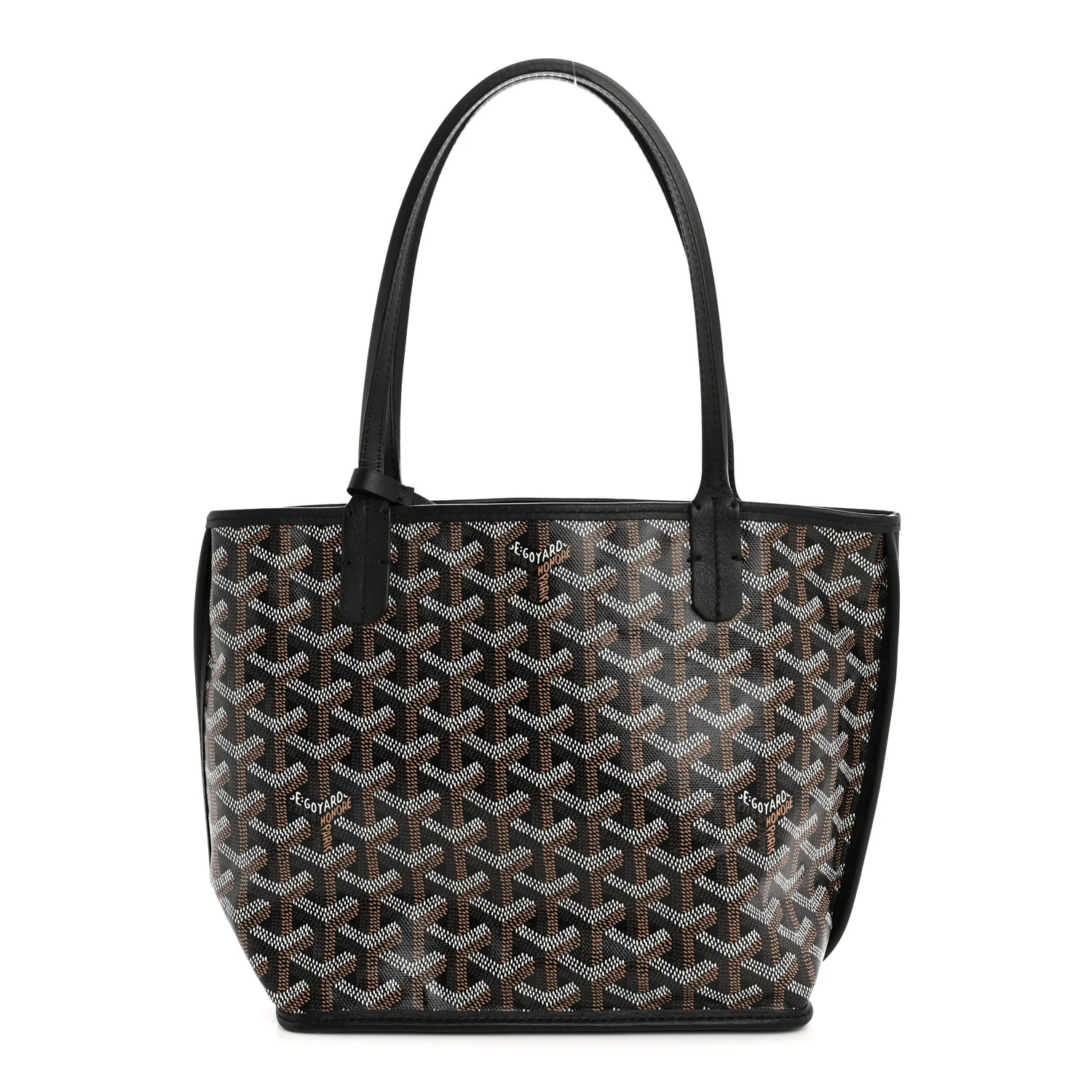 Goyardine Reversible Mini Anjou Black | FASHIONPHILE (US)
