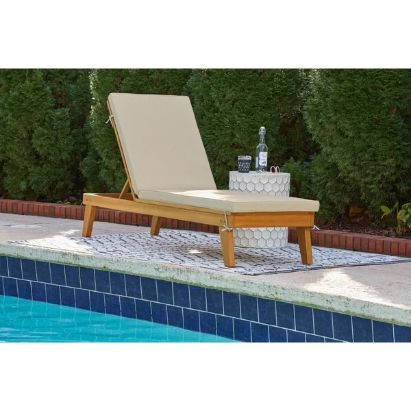 Outdoor Wood Chaise Lounge | Wayfair North America