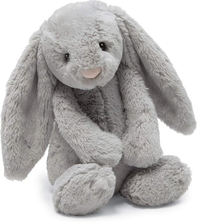 Jellycat Bashful Grey Bunny Stuffed Animal, Medium, 12 inches | Amazon (US)