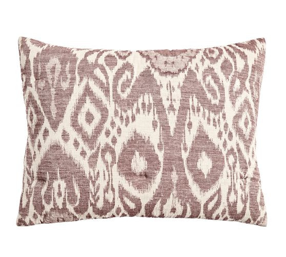 Ikat Jacquard Comforter Sham | Pottery Barn (US)