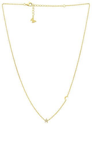 Star X Moon Necklace in Gold | Revolve Clothing (Global)