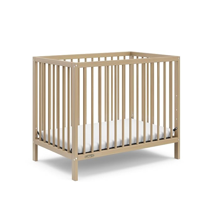 Graco Teddi 4-in-1 Convertible Mini Crib with Bonus Water-Resistant Mattress – GREENGUARD Gold ... | Amazon (US)