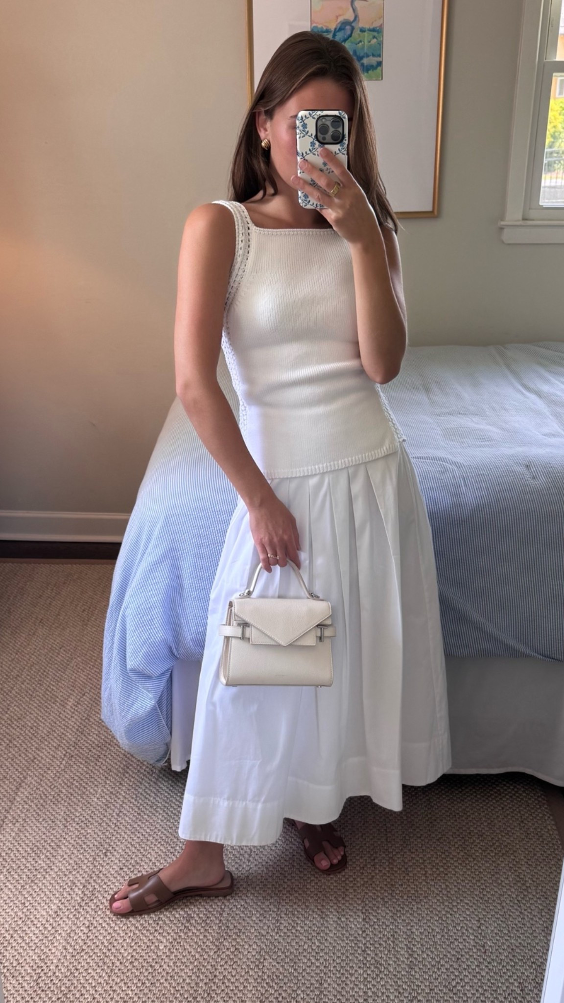 Usual size (xs) in skirt and one down (xxs) in top!