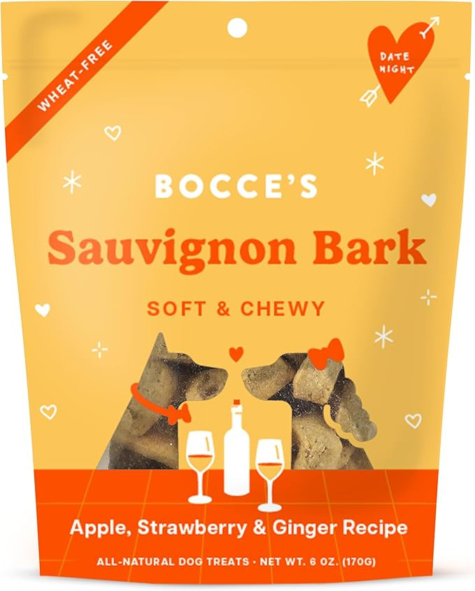 Bocce's Bakery Sauvignon Bark Treats for Dogs, Wheat-Free Everyday Dog Treats, Made with Real Ing... | Amazon (US)