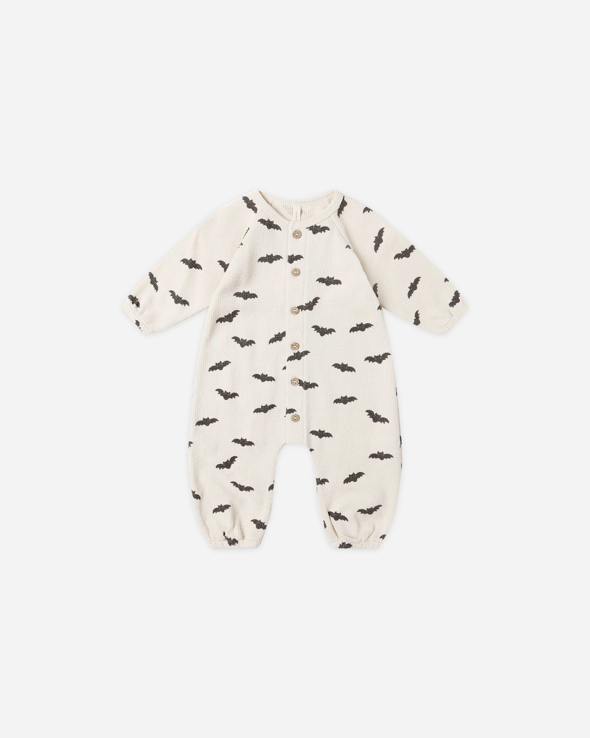 Waffle Long Sleeve Jumpsuit || Bats | Rylee + Cru