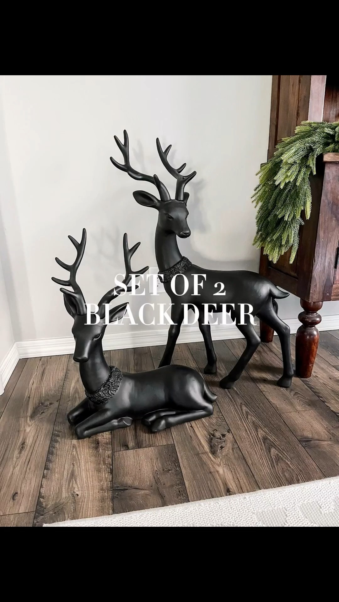 Set of 2 black DEER!  Follow @lifeinmyarizonahome on Instagram for more holiday ideas and inspiration. 

I’m excited to use these deer on my front porch this Christmas. All the good stuff goes quickly so grab them while they are still in stock!

#christmasdecor # holidaydecor

#LTKStyleTip #LTKHome #LTKSeasonal