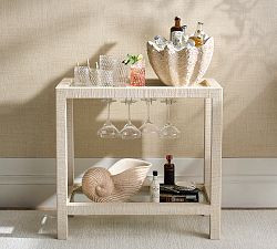 Cape Woven Bar Cart (32") | Pottery Barn (US)