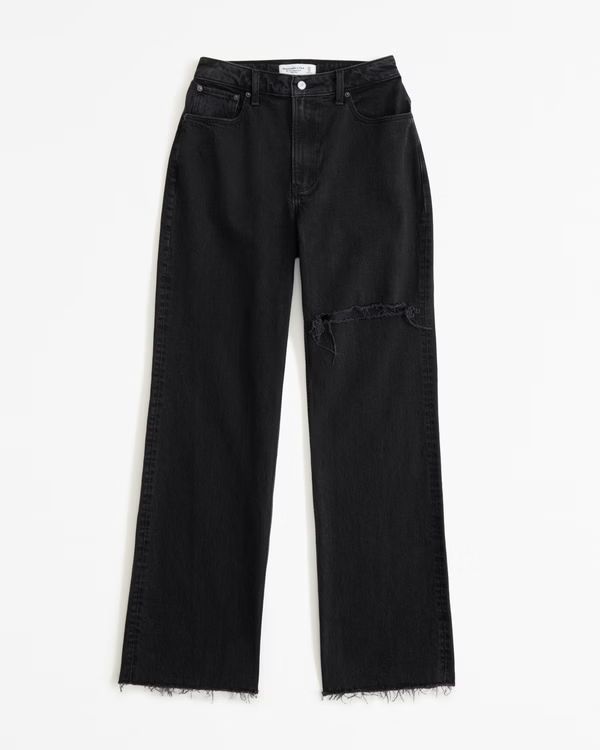 Curve Love High Rise 90s Relaxed Jean | Abercrombie & Fitch (US)