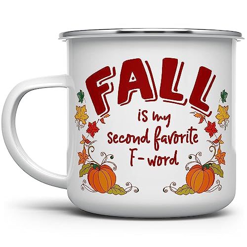 Funny Fall Season Coffee Campfire Mug, Autumn Lover Outdoor Camp Cup, Thanksgiving Pumpkin Spice ... | Amazon (US)