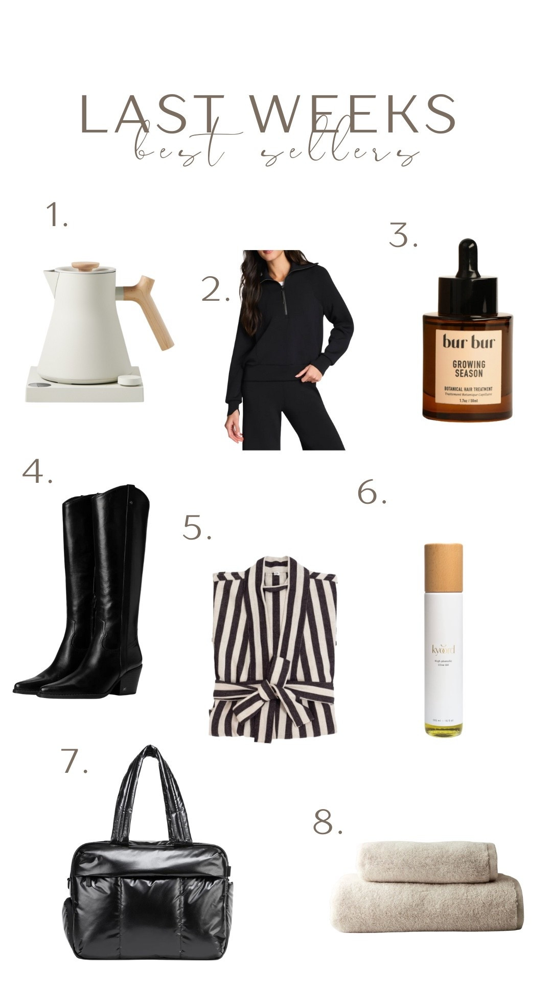 Top sellers last week! 

#LTKselfcare #LTKTravel #LTKBeauty