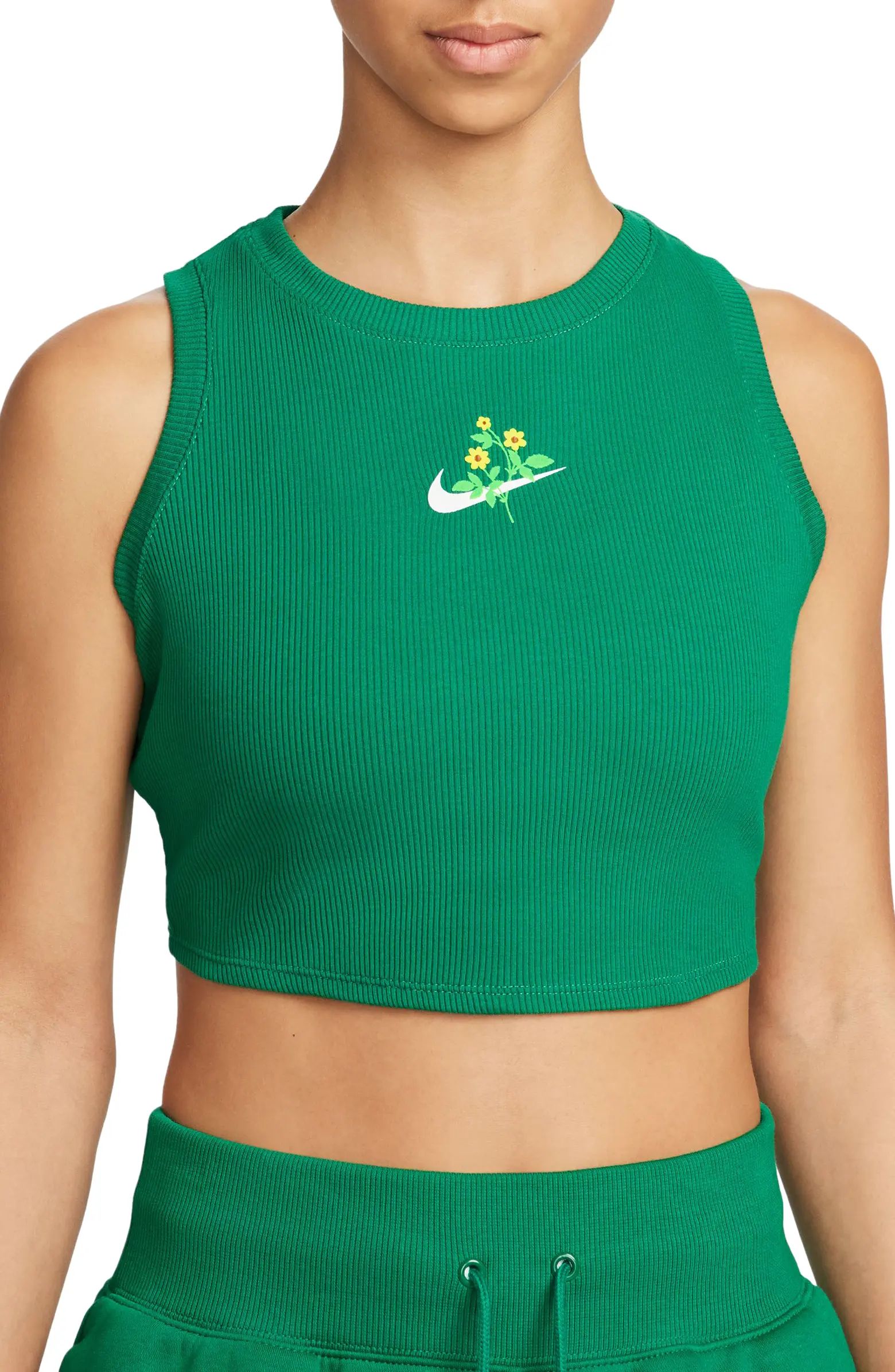 Sportswear Essential Rib Crop Tank | Nordstrom