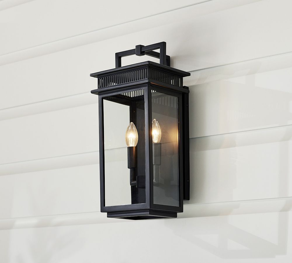 Hampshire Outdoor Metal Sconce | Pottery Barn (US)