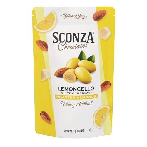 Sconza Lemoncello Almonds, 16 oz. | Amazon (US)