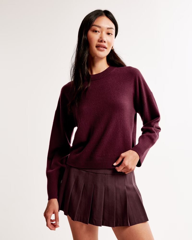 Cashmere Crew Sweater | Abercrombie & Fitch (US)
