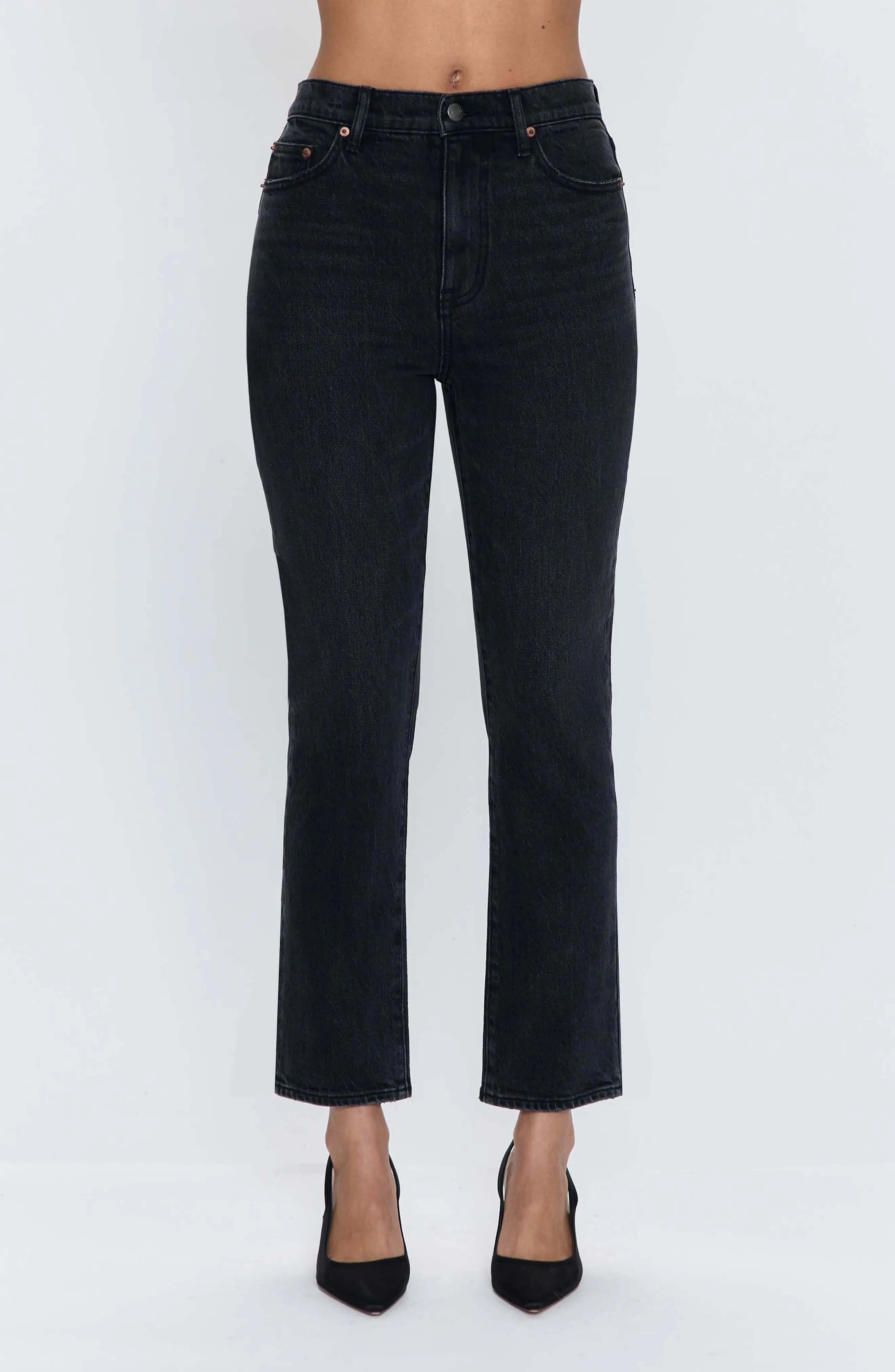Bri High Waist Ankle Straight Leg Jeans (Women) | Nordstrom | Nordstrom