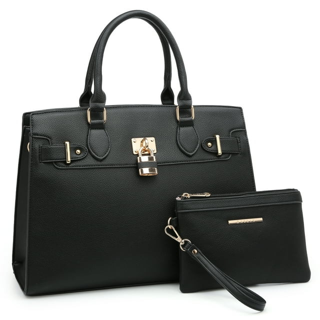 Dasein Women Handbags and Purses Ladies Shoulder Bag Top Handle Satchel Tote Work Bag with Matchi... | Walmart (US)