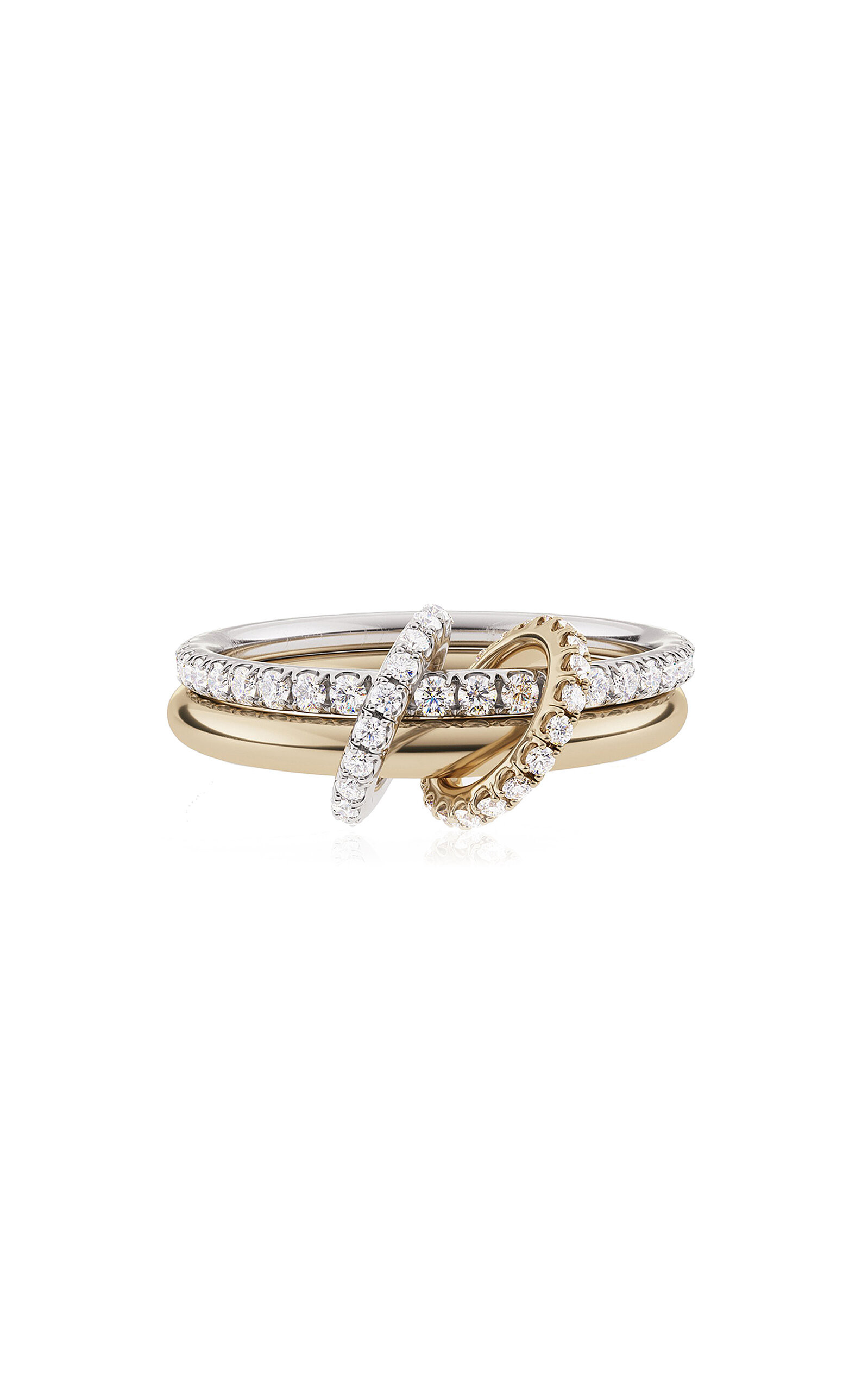 Ceres 18K Yellow And White Gold Diamond Ring | Moda Operandi (Global)