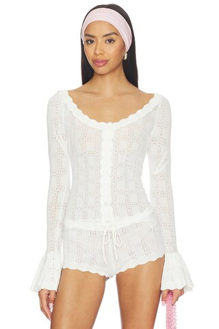 Bayberry Pointelle Top
                    
                    For Love & Lemons | Revolve Clothing (Global)