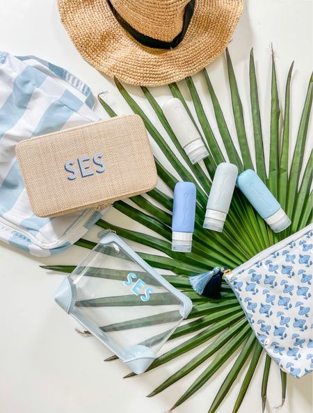 Some of my vacation packing favorites includes this packable sun hat, striped packing cubes, raffia jewelry vase, block print makeup bag, clear pouch, and refillable silicone travel bottles! . spring break, resort wear, tropical vacation ideas

#ltktravel #ltkswim #ltkseasonal #ltkunder50 #ltkunder100 #ltkhome #ltkbeauty #ltkfind #ltkitbag #ltksalealert   

#LTKsalealert #LTKSeasonal #LTKunder50 #LTKtravel #LTKSeasonal #LTKsalealert