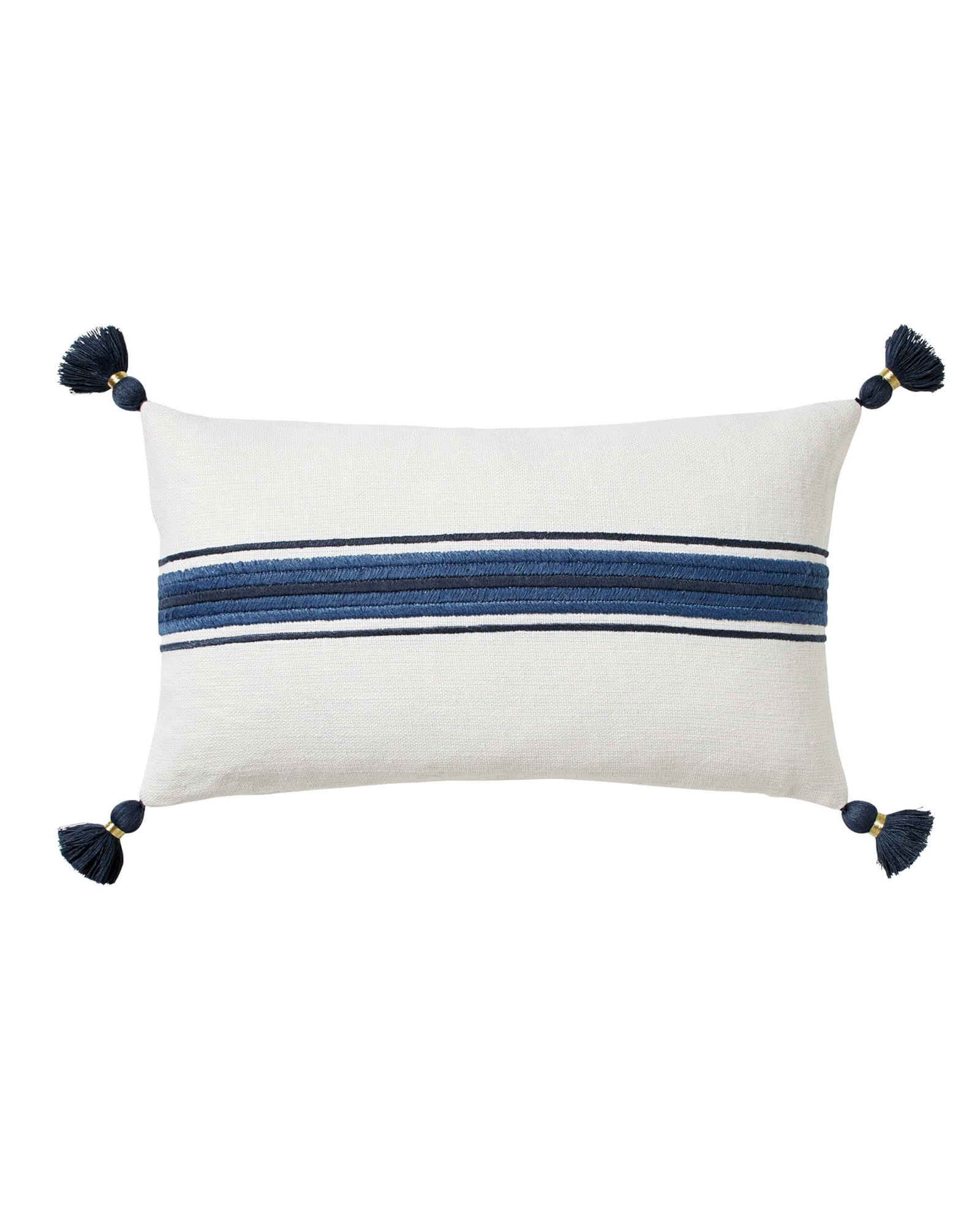 Addie Stripe Tassel Pillow Cover
        D08S-DP162-1221 | Serena and Lily