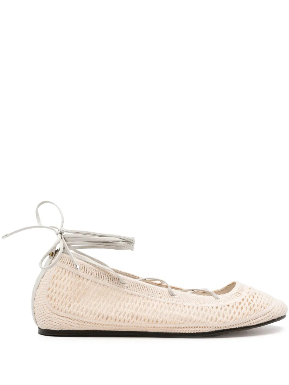 ISABEL MARANT Belna lace-up Ballerina Shoes - Farfetch | Farfetch Global