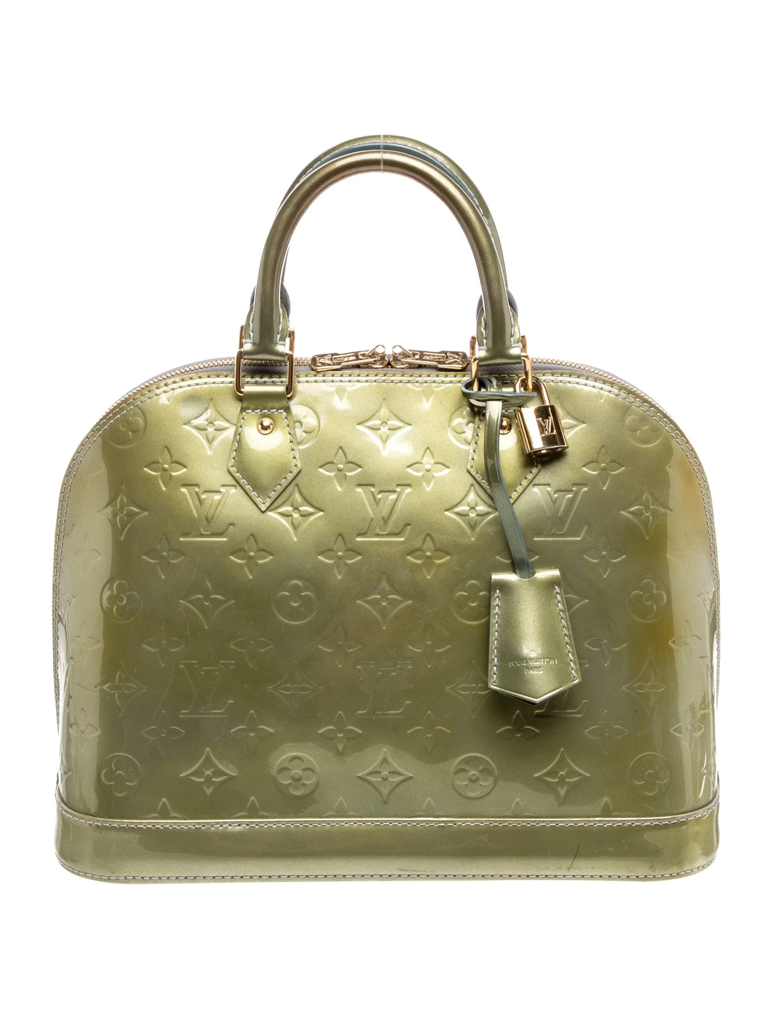 Louis Vuitton Monogram Alma MM - Green Handle Bags, Handbags - LOU1254766 | The RealReal | The RealReal