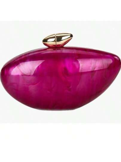 Acrylic Shell Clutch Purse For Women Fashion Acrylic Evening Bag Unique Evening Purse For Wedding... | SHEIN