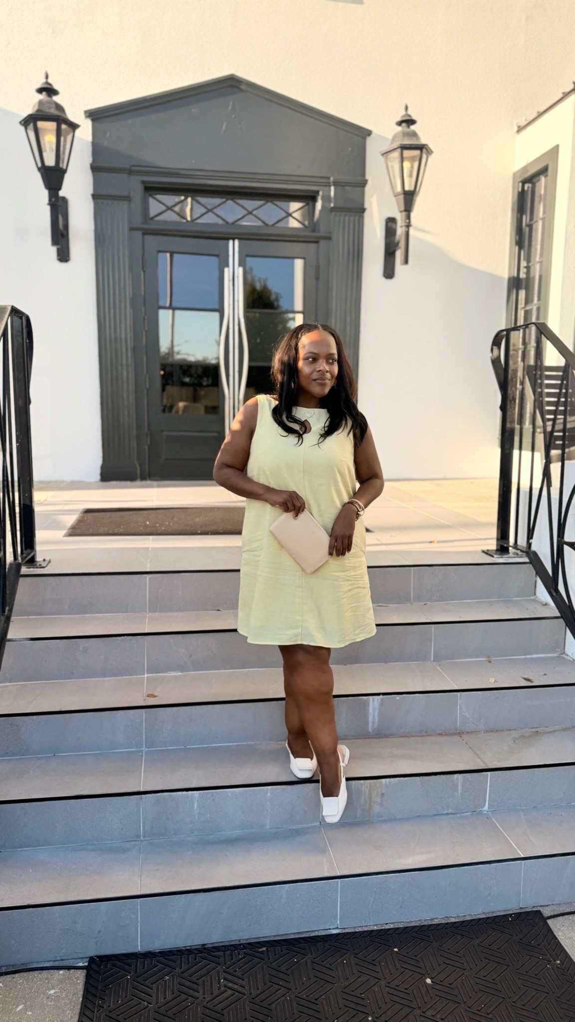 Don’t mind me, just still wearing butter yellow even in the Fall season! You’re going to love this dress from @Target - I’m in the size medium. Yes, it has pockets!

#LTKootd #LTKPetite #LTKMidsize