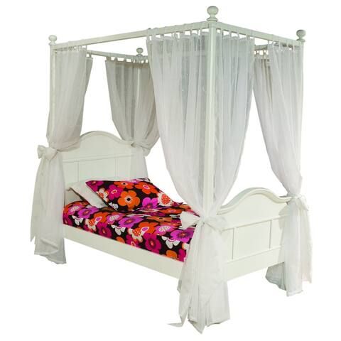 Emma Four Poster Canopy Full Bed, with Headboard, and Footboard | Bed Bath & Beyond