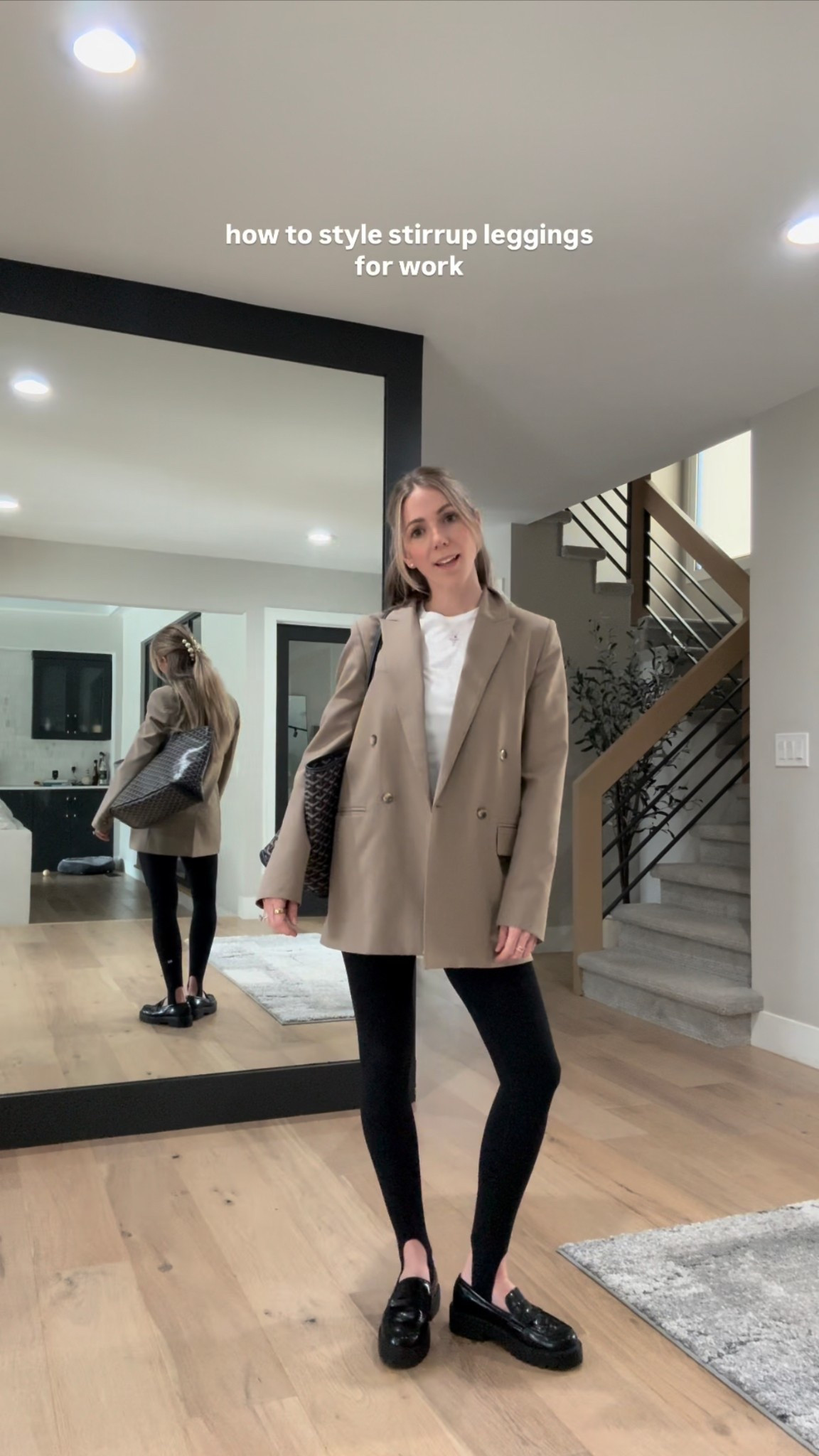 Stirrup leggings 

#LTKStyleTip #LTKItBag #LTKWorkwear