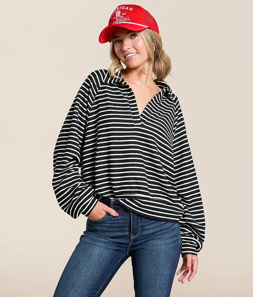 Striped Pullover | Buckle