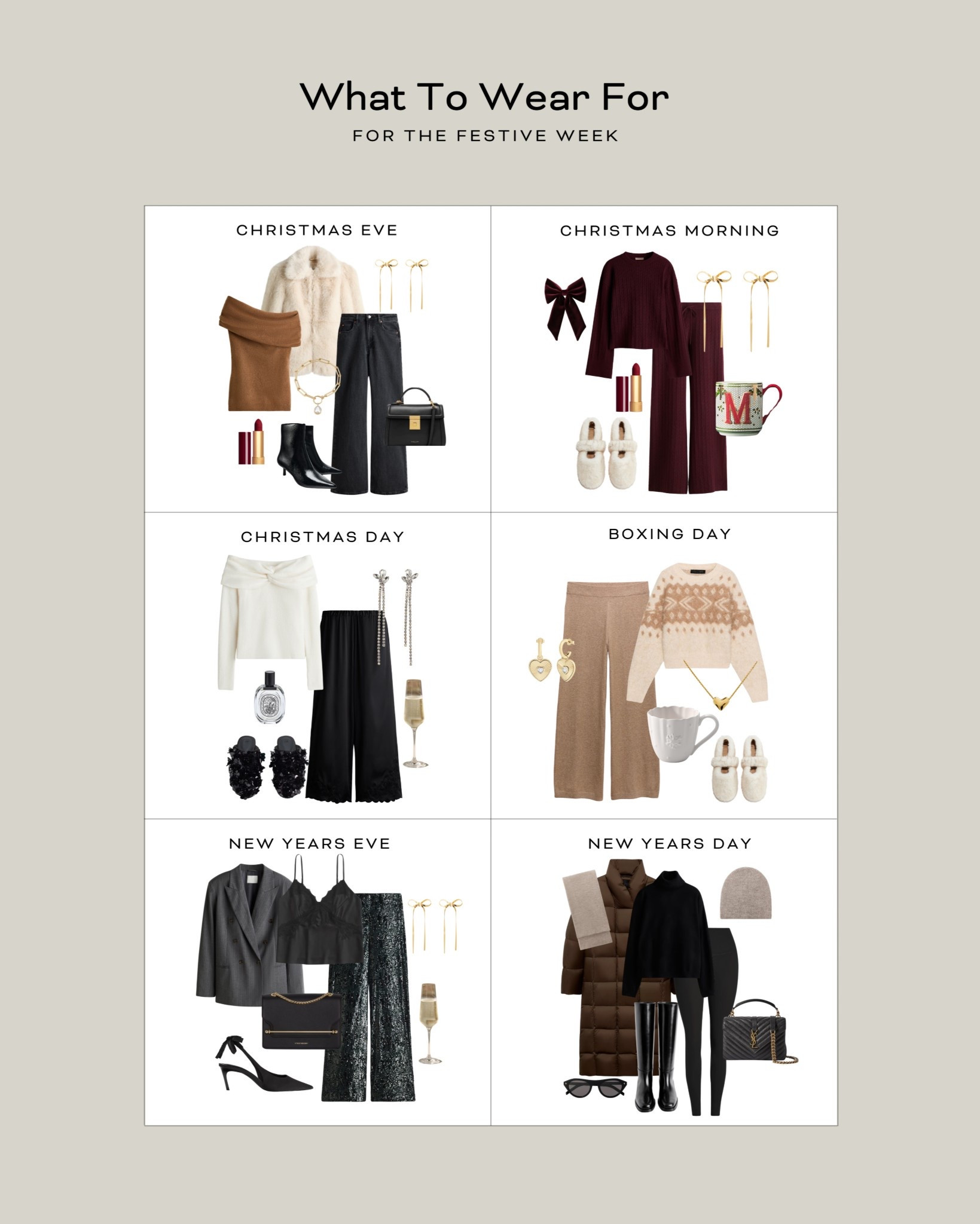 What to wear for Christmas week 🎄✨❤️

#LTKfestive #LTKwinter