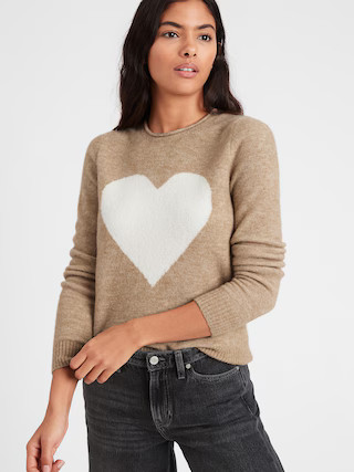 Aire Heart Sweater | Banana Republic (US)