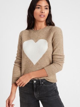 Aire Heart Sweater | Banana Republic (US)