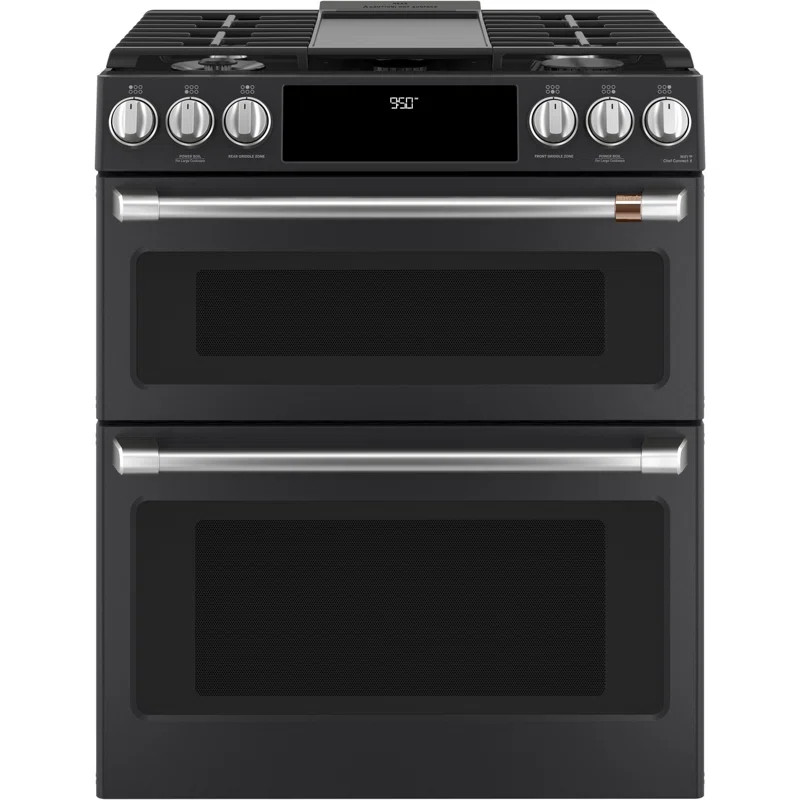 Café Smart Appliances 30" 7 cu. ft. Smart Slide-in Dual Fuel Range with Griddle | Wayfair North America