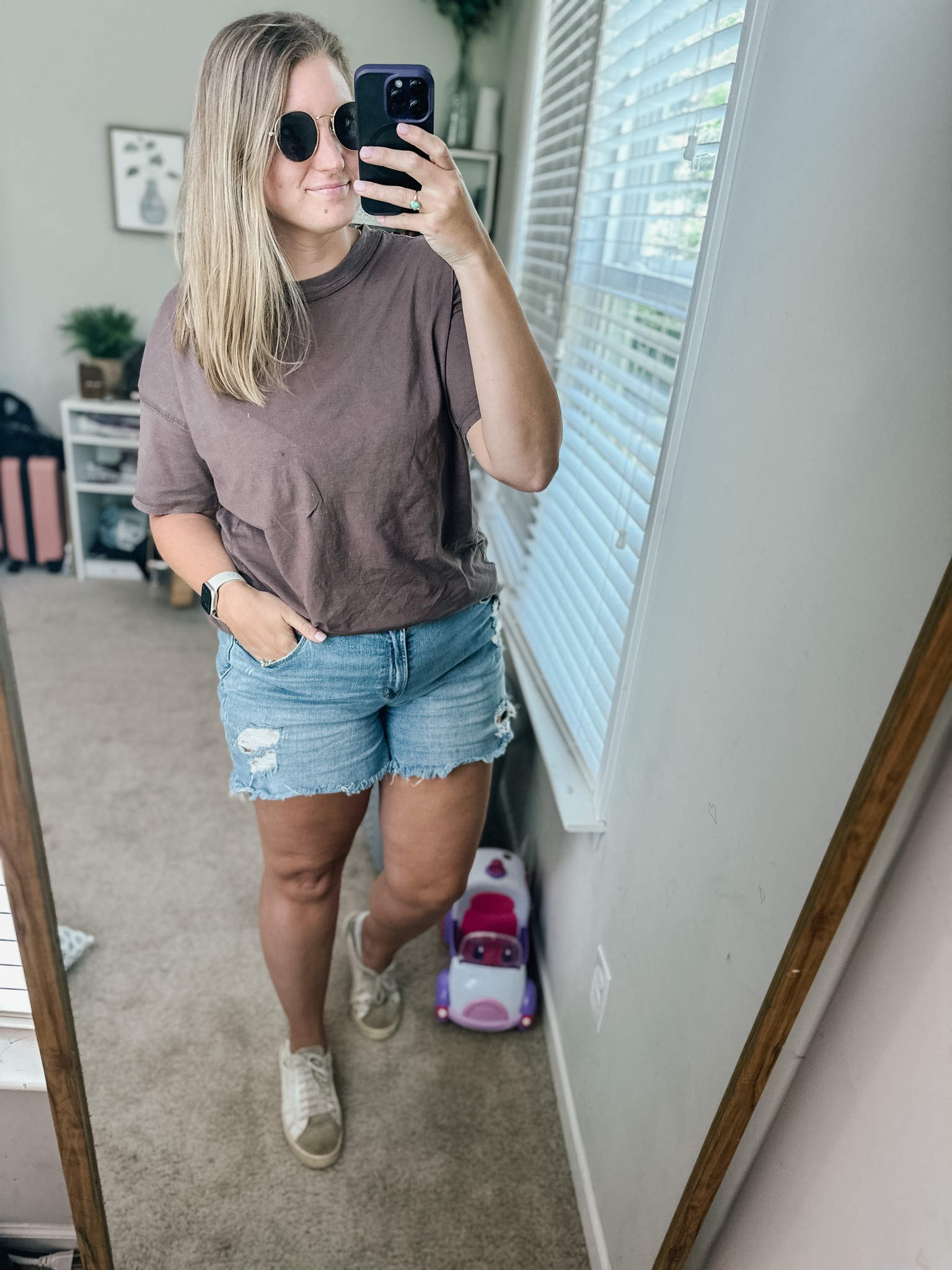 Oversized aerie tee as my mom fit today  

#LTKunder50 #LTKSeasonal #LTKSale