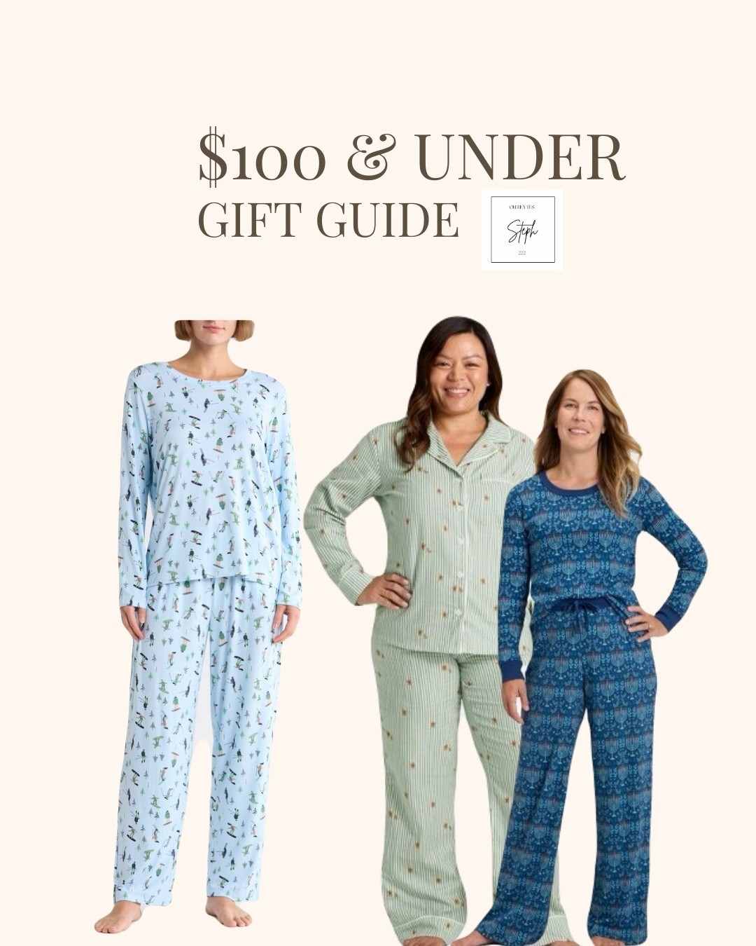 $100 & under family pajamas gift guide 

#LTKFamily #LTKGiftGuide #LTKFindsUnder100