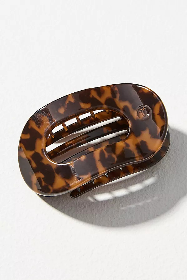 TELETIES Medium Flat Round Hair Claw Clip | Anthropologie (US)