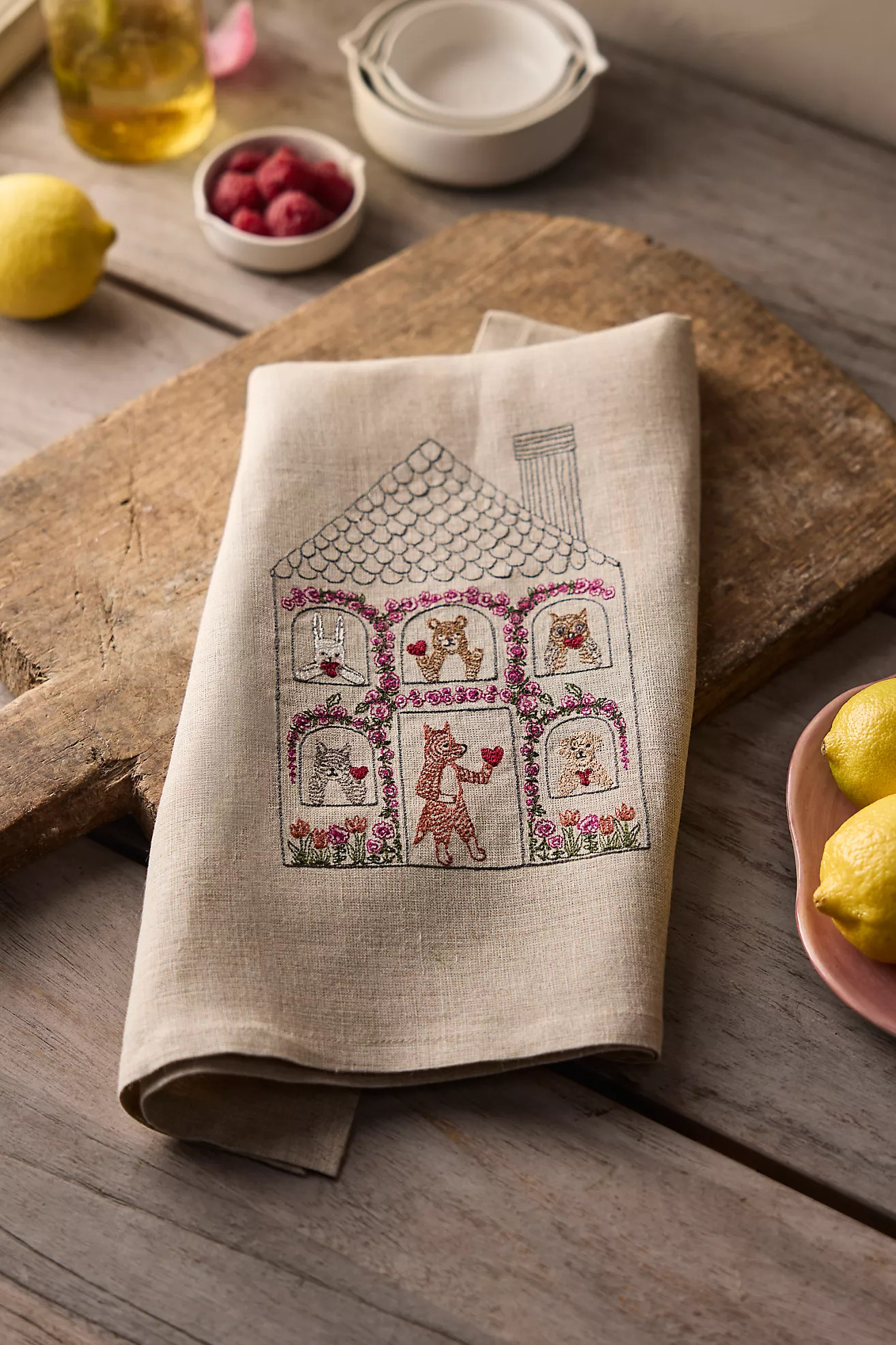 Coral & Tusk Valentine House Dish Towel | Anthropologie (US)