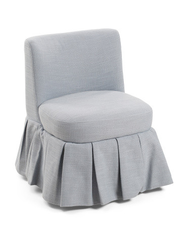 30in Poppi Accent Chair With Pleated Skirt | Chairs & Seating | Marshalls | Marshalls