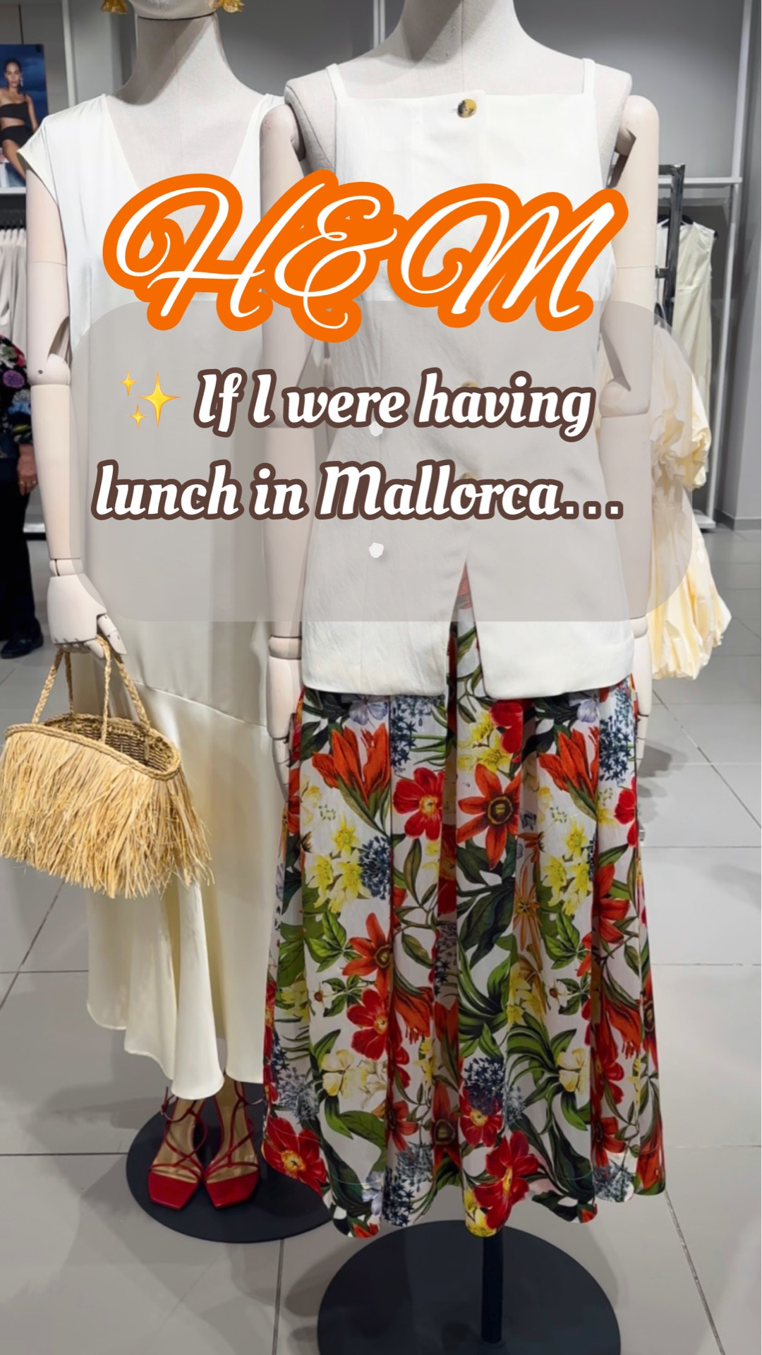 Two outfits = endless summer charm 🌿🤍 One is minimal, sleek, and neutral with soft lines and a raffia bag — the other is a bold floral skirt paired with a structured white top. Both are from H&M’s summer collection and are perfect for island escapes or chic city days. Which one is your fave?

#EuroSummer #HMSummer2025 #SummerOutfitIdeas #LTKFinds #VacationLook #FloralSkirt #IbizaVibes #MallorcaStyle #ModestFashion #MediterraneanStyle #ElegantSummerStyle #OOTD #ShopWithMe #HMFashionFinds

#LTKdresses #LTKsummer #LTKeurope