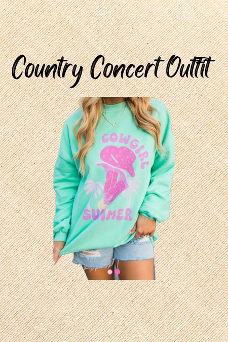 Country concert outfit. Graphic sweatshirt. 

#LTKSeasonal #LTKFindsUnder50
