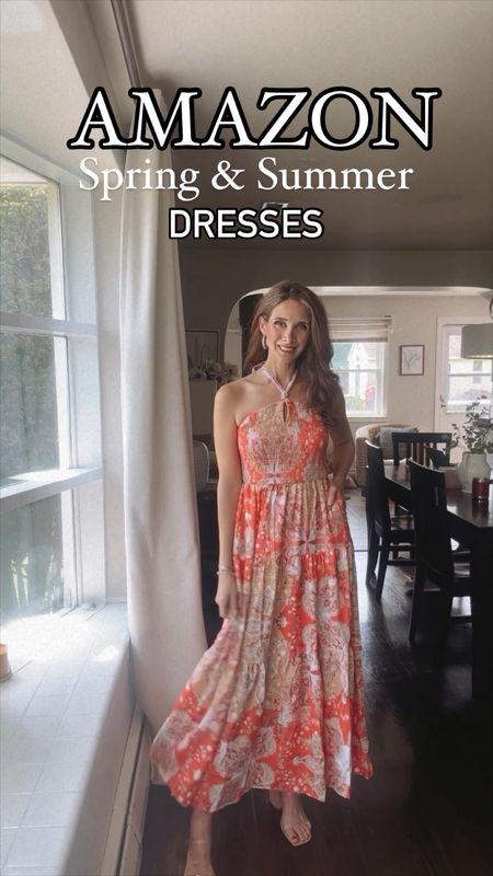 Amazon Spring/ Summer Dresses which one is your favorite?
These are prettiest dresses for weddings, showers, or your next vacation.
They are both under $50 and I have discount codes!! (?
Both dresses are comfortable and such good quality too
20% off coupon codes O
Blue Dress:
Promo code: 9EEDTFVT
expires 5-14
Halter Dress:
Promo code: PRVK8HZ4
Expires 5-12
5'8" 130lbs
Size small

#LTKFindsUnder50 #LTKWedding #LTKOver40