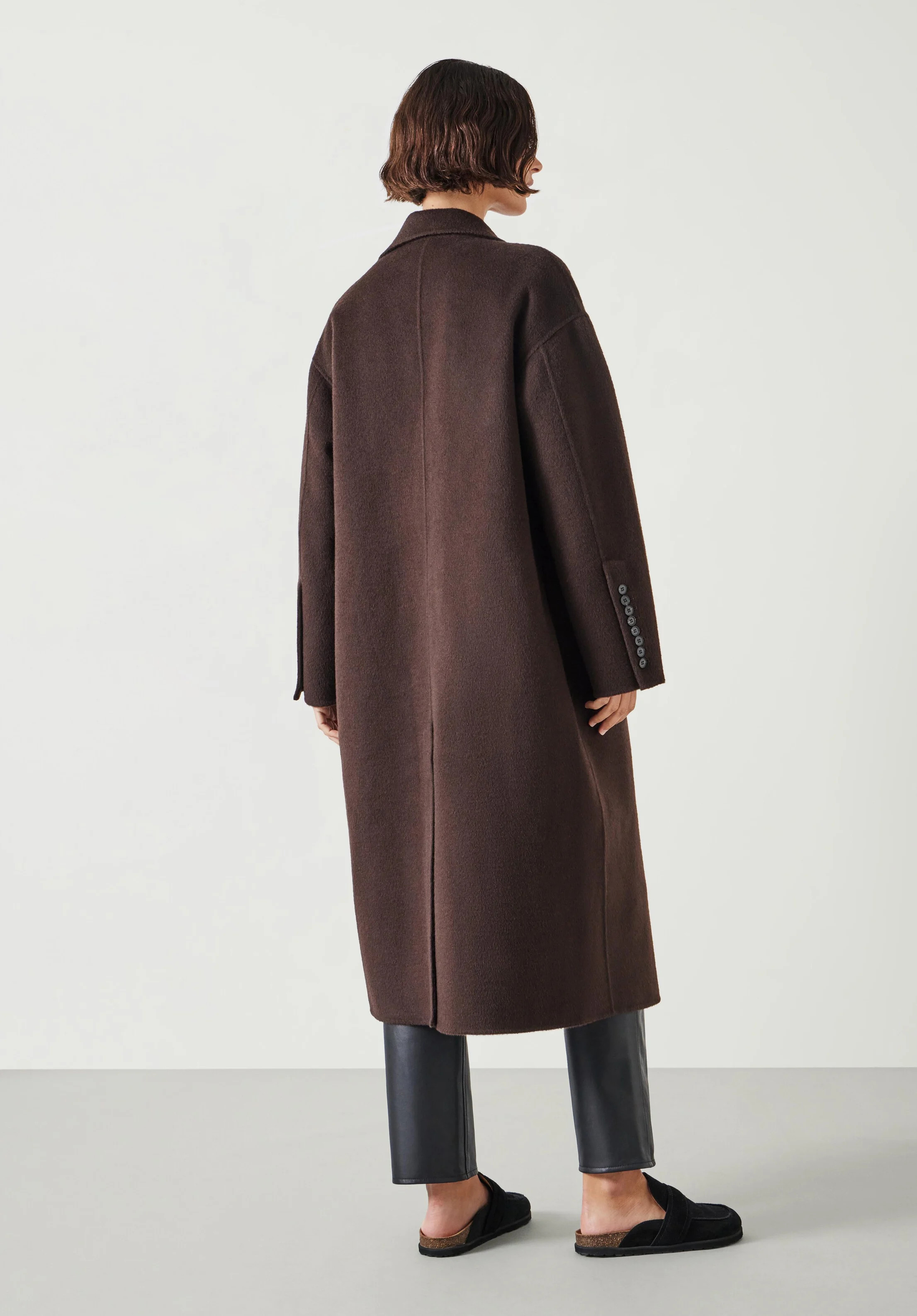 Pure Wool Double Faced Coat | Hush UK