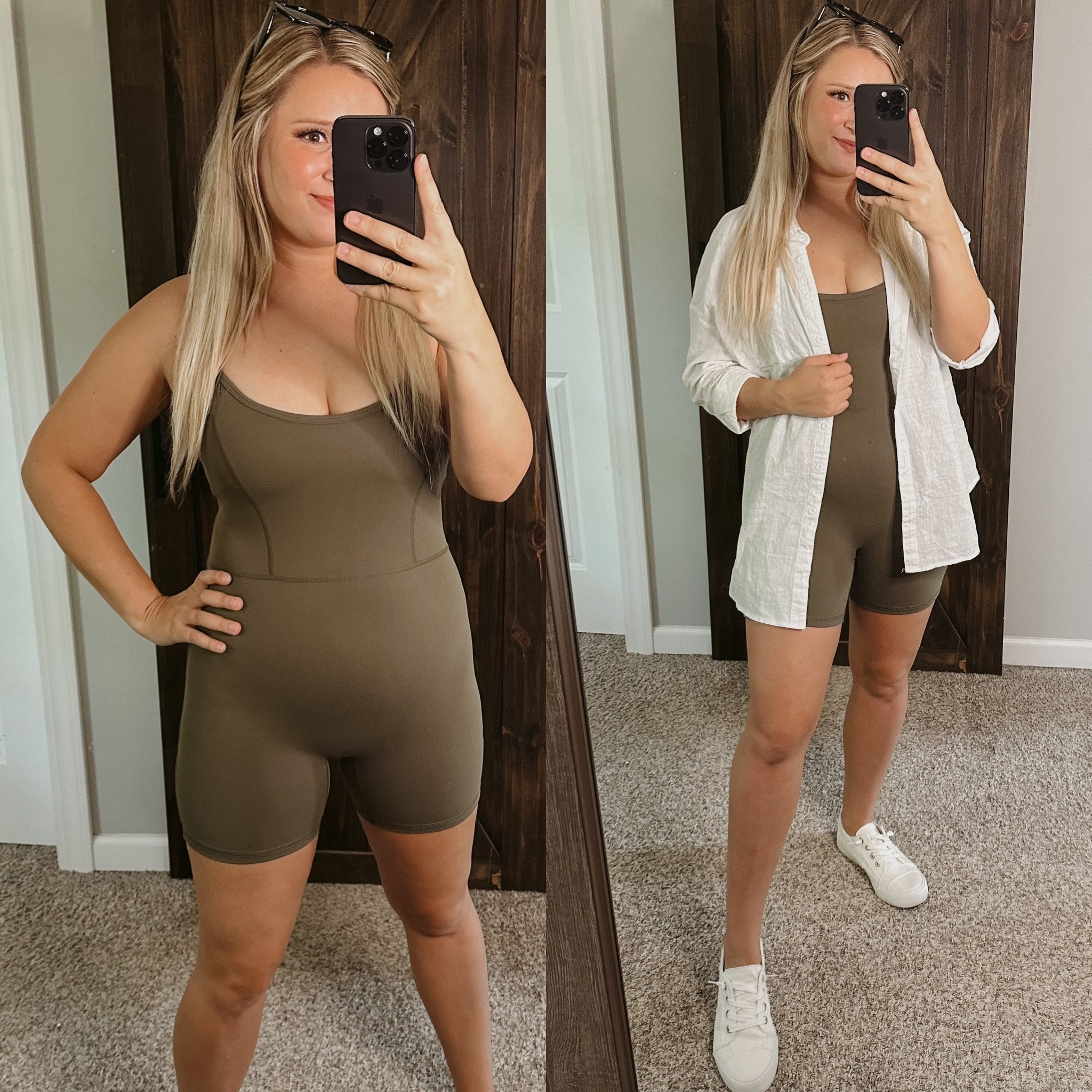 The Cutest Athletic Romper — has removable padding; wearing size large (5’3” 155lbs) 

#LTKstyletip #LTKtravel #LTKunder50