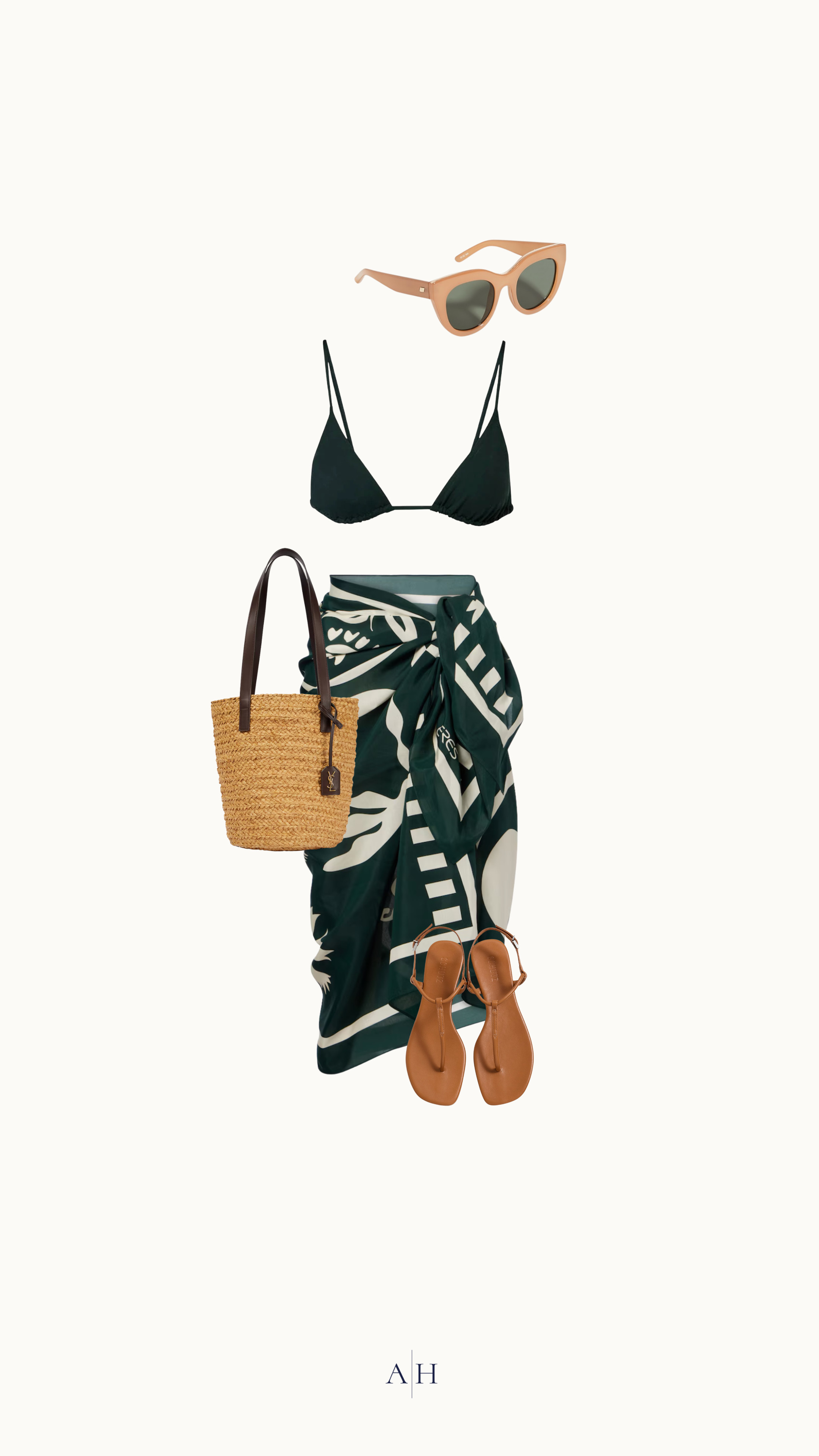 le specs sunnies // eres bikini // eres pareo // saint laurent bag // schutz sandals

 

 #LTKSwim #LTKTravel