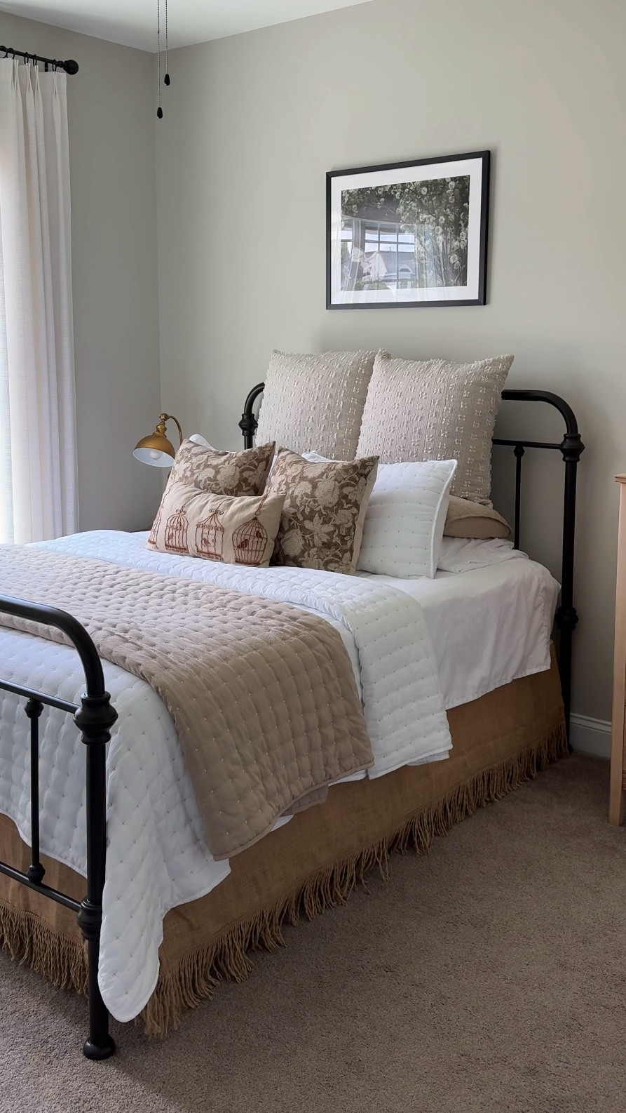 GUEST BEDROOM

I have linked as much as I can from both guest rooms. The bedskirt is so unique and a nice statement!!

Iron inspired bed frame, bedskirt, mattress pad, hotel sheets, quilts with shams, vintage inspired mirror, gold lamps, chandelier, area rug, cherry blossoms

#LTKSeasonal #LTKHome #LTKFindsUnder50