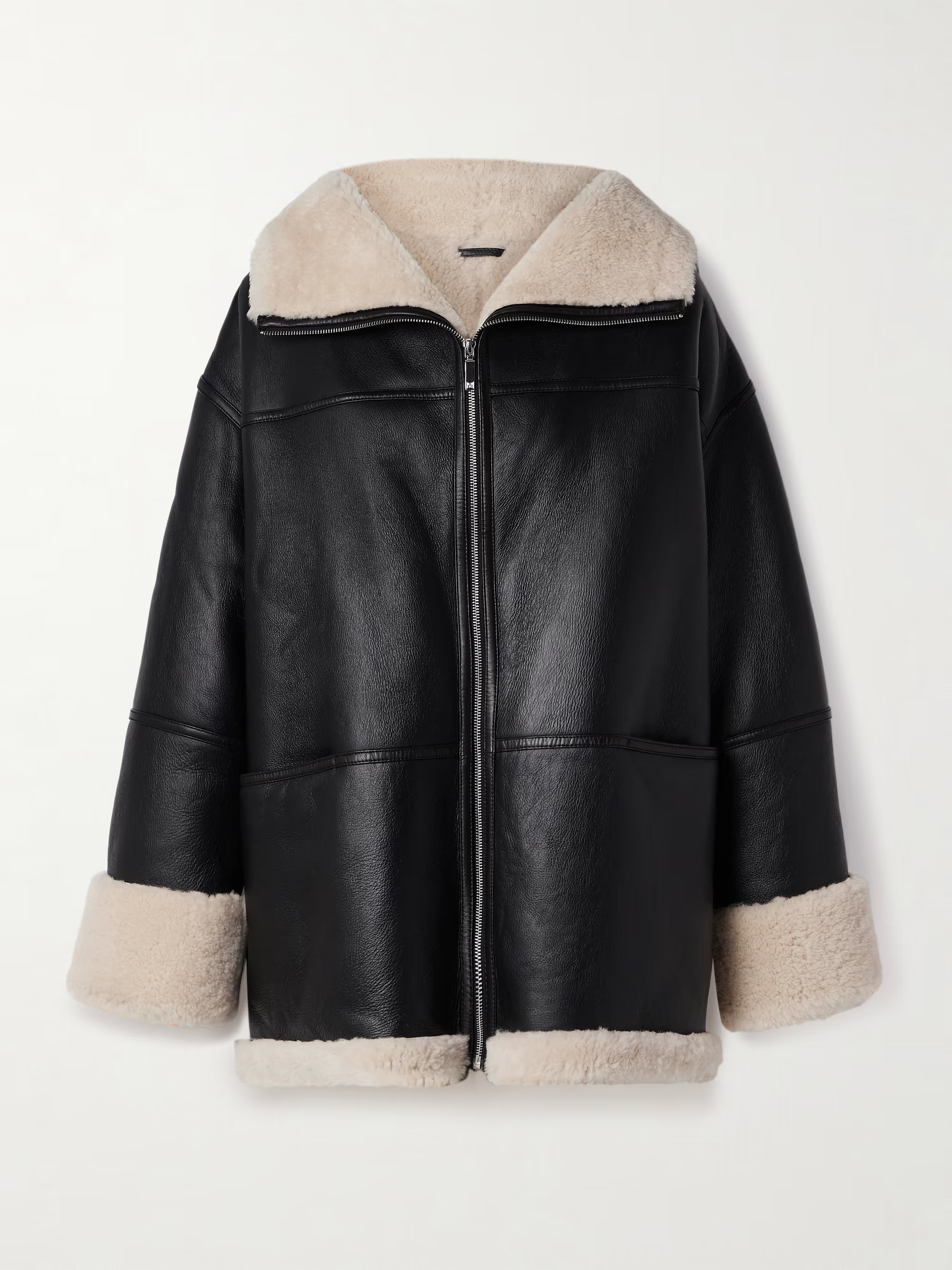Two-tone shearling jacket | NET-A-PORTER (UK & EU)