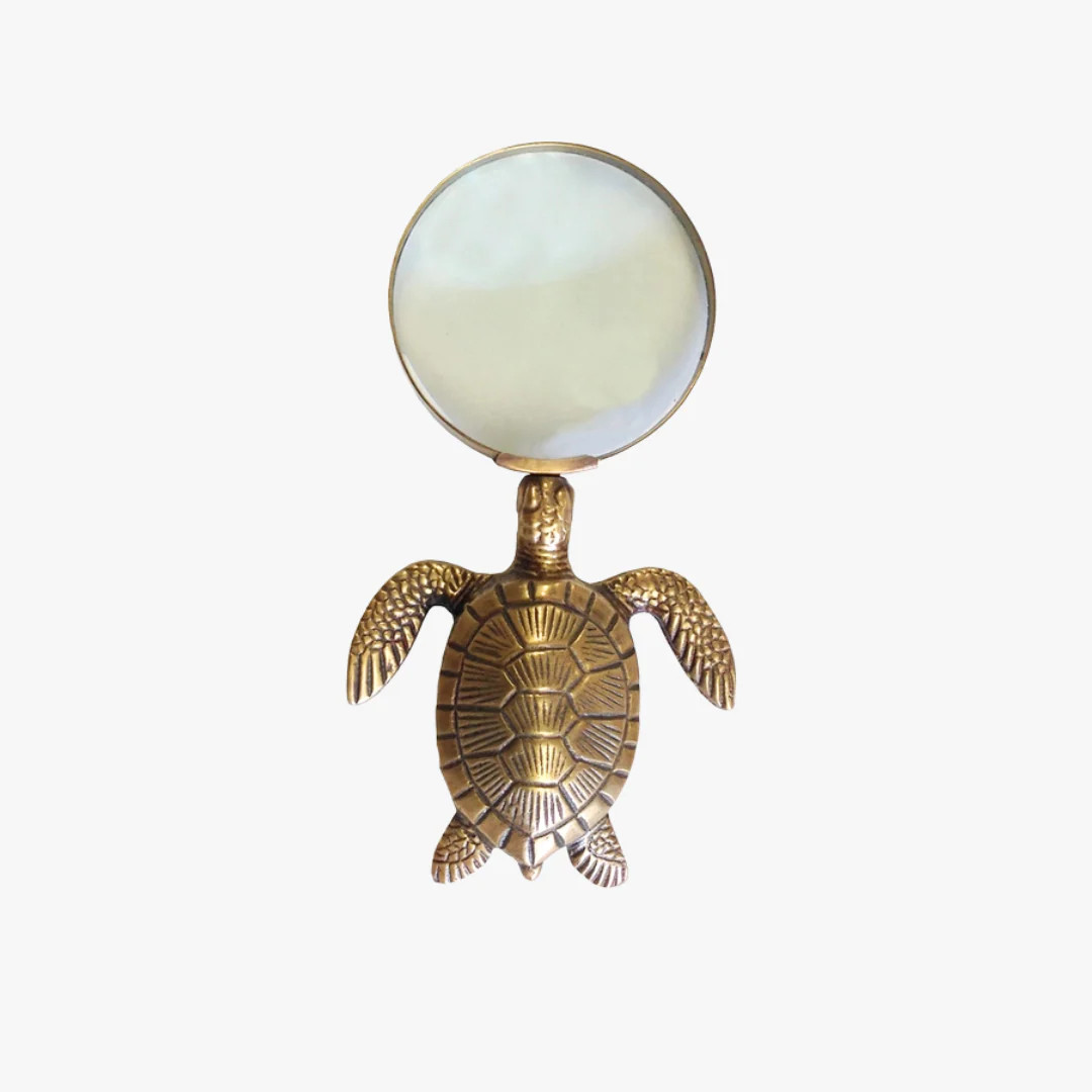 Brass Sea Turtle Magnifying Glass | Dear Keaton