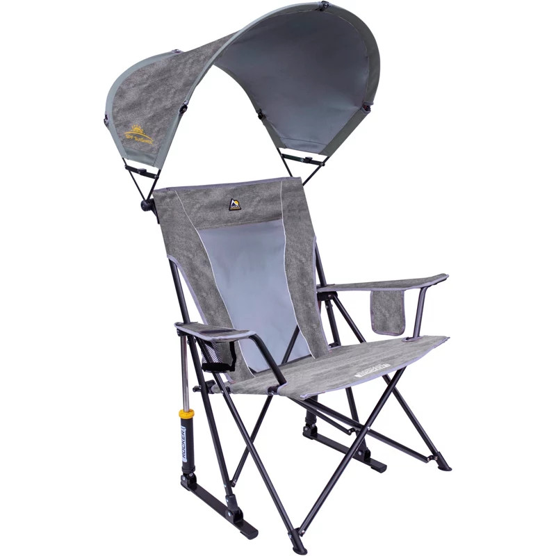 GCI Outdoor SunShade Rocker Chair Grey - Camp Furniture And Cots at Academy Sports | Academy Sports + Outdoors